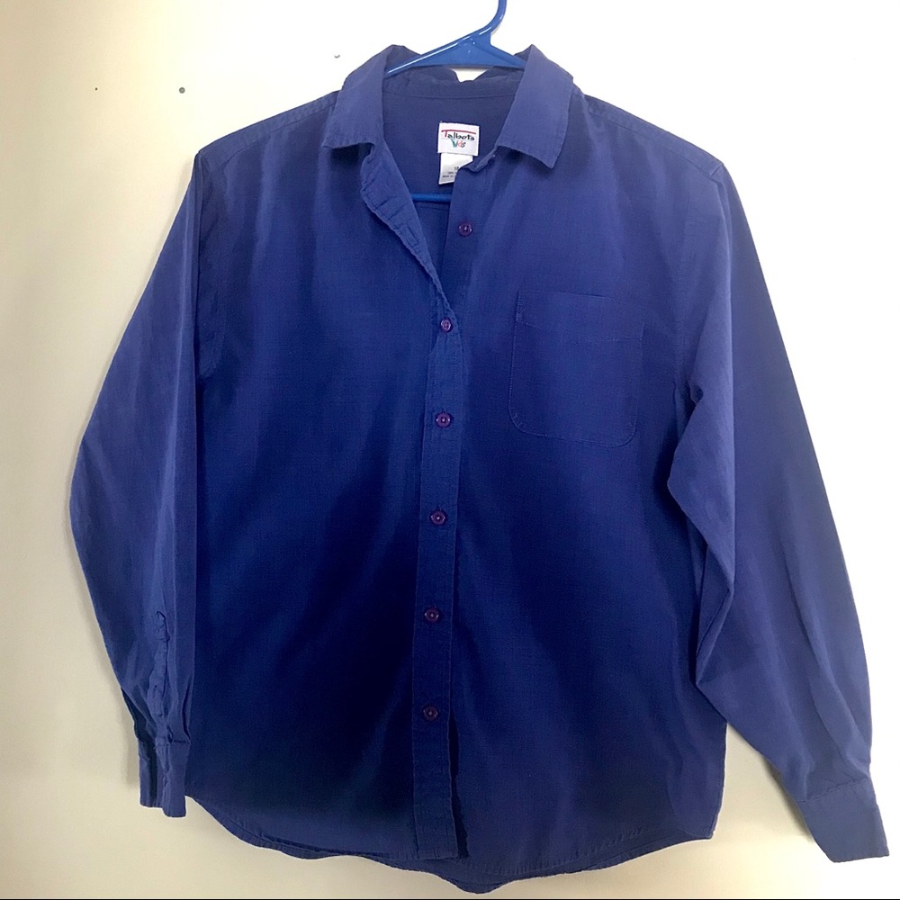 Periwinkle Blue LS Button Down Shirt